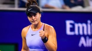 Bianca Andreescu habla sobre la igualdad salarial en el tenis. Fuente: Getty