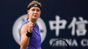 Karolina Muchova advances to the quarterfinals of the WTA Beijing 2024. Source: Getty