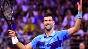 Novak is already training in Shanghai 2024. Source: Getty