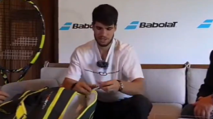 Carlos Alcaraz in 2024. Photo: @babolat