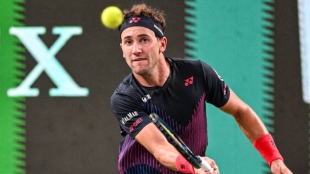 Casper Ruud eliminated from the 2024 Shanghai Masters. Photo: Getty