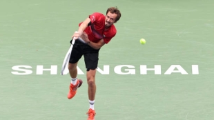 Daniil Medvedev at ATP Shanghai 2024. Photo: Getty