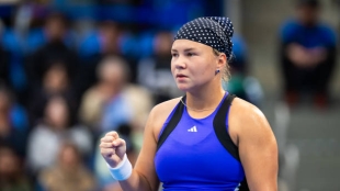 Diana Shnaider, favorita en Hong Kong. Foto. gettyimages