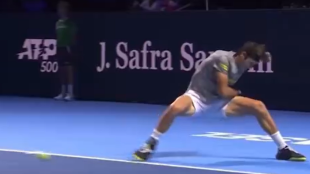 Tomás Etcheverry in Basel 2024. Photo: TennisTV