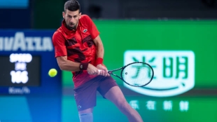 Novak Djokovic at ATP Shanghai 2024. Photo: Getty