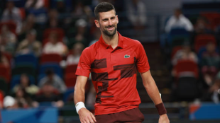 Novak Djokovic at the ATP in Shanghai 2024. Photo: Getty