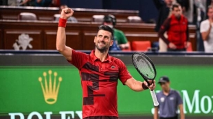 Novak Djokovic in Shanghai 2024. Photo: gettyimages