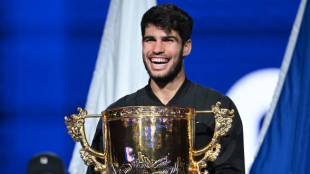 Carlos Alcaraz in Beijing 2024. Photo: TennisTV