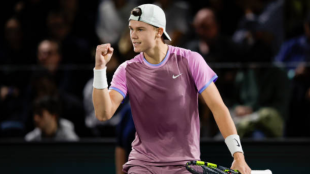 Holger Rune en el ATP Rolex París Masters 2024. Foto: Getty