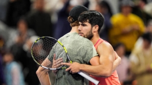 "Sinner talks about his rivalry with Alcaraz. Photo: gettyimages"