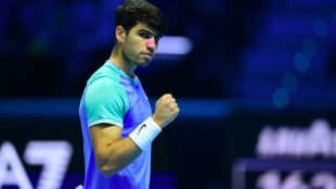 Carlos Alcaraz and his chances of being in the semifinals of Turin. Source: Getty