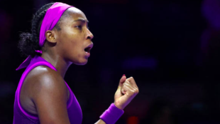 Coco Gauff defeated Iga Swiatek at the WTA Finals. Source: Getty