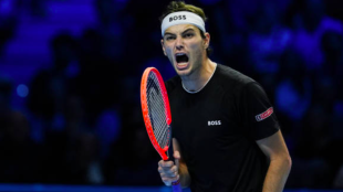 Taylor Fritz supera a De Minaur en ATP Finals 2024. Fuente: Getty