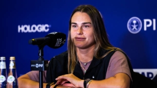 Aryna Sabalenka, in WTA Finals 2024. Photo: gettyimages