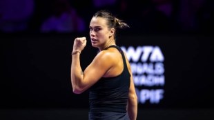 Aryna Sabalenka, en WTA Finals 2024. Foto: gettyimages
