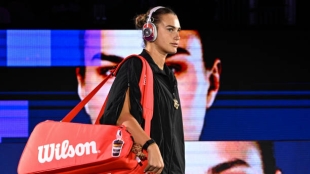 Aryna Sabalenka talks about the prize money between men and women. Photo: Getty