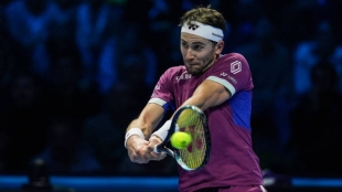 Casper Ruud shares his opinion on Sinner. Photo: getty images