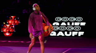 Cori Gauff at the WTA Finals. Photo: Getty