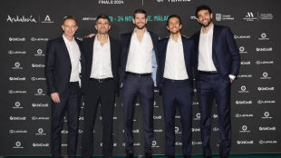 El equipo de Italia en la Copa Davis 2024. Foto: Getty