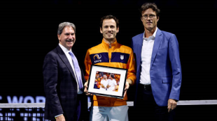 Wesley Koolhof in the 2024 Davis Cup. Photo: Getty