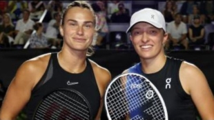 Aryna Sabalenka e Iga Swiatek. Foto: Getty