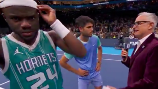 Frances Tiafoe beats Carlos Alcaraz in Charlotte. Source: Tennis.com