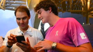 El día que Joao Fonseca conoció a Rafa Nadal. Fuente: Twitter