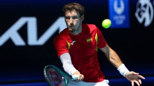 Pablo Carreño, en United Cup 2025. Foto: gettyimages