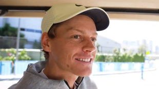 Jannik Sinner in his first YouTube video. Source: @janniksinyt