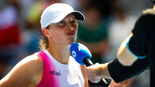 Iga Swiatek salvó el debut del Open de Australia 2025. Fuente: Getty