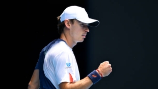 Álex de Miñaur, octavofinalista en Open de Australia 2025. Foto: gettyimages