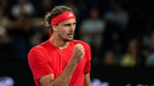 Alexander Zverev at the Australian Open 2025. Photo: gettyimages