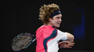 Andrey Rublev, favorito en Montpellier. Foto: gettyimages