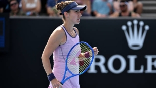 A la sexta va la vencida para una gran Bencic que elimina a Ostapenko. Foto: Getty