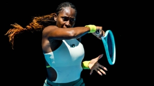 Coco Gauff en el Open de Australia 2025. Foto: Getty