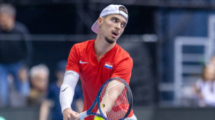 Dino Prizmic en la Copa Davis 2025. Foto: getty