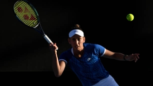 WTA Hobart 2025. Mertens will fight Kessler for the title. Photo: Getty