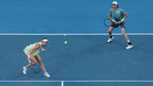Estos son los finalistas del dobles mixto en el Open de Australia 2025. Foto: Getty
