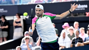 Grigor Dimitrov, semifinalista en Brisbane. Foto: gettyimages