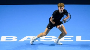 Henry Bernet, signed by Federer for On. Photo: gettyimages