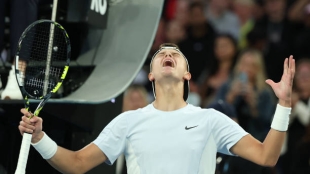 Holger Rune, at the Australian Open 2025. Photo: gettyimages