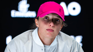 Iga Swiatek en el Open de Australia 2025. Foto: getty