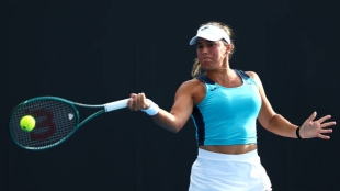 Jessica Bouzas at the Australian Open 2025. Photo: Getty Images