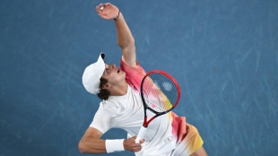 The incredible stat of Joao Fonseca on serve in his victory against Rublev. Photo: Getty.