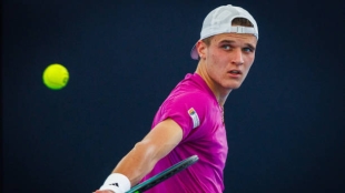 Jakub Mensik, en Brisbane. Foto: gettyimages