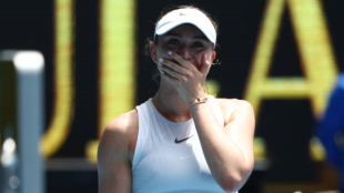Paula Badosa en el Open de Australia 2025. Foto: getty