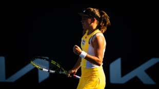 Sara Belkjek, at the Australian Open 2025. Photo: gettyimages