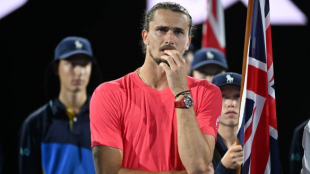 Alexander Zverev at the Australian Open 2025. Photo: Getty