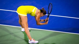 Sabalenka protagonizes a disappointing defeat against a great Tauson. Photo: Getty