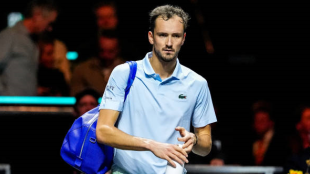 Daniil Medvedev en el ATP de Rotterdam 2025. Foto: getty